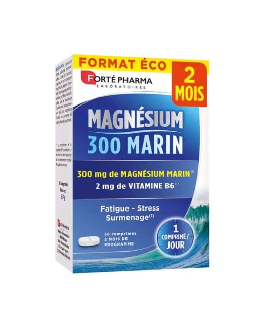 Magne 300 Marin 56 Comprimés Forte Pharma