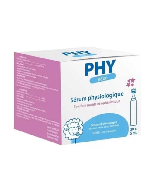 Sérum Physiologique 30*5 ml Phy Bebe
