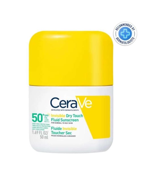 Écran Solaire SPF 50 Fluide Invisible Toucher Sec 50 ml CeraVe