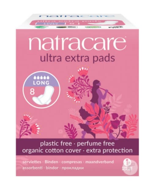 Serviettes Ultra Extra Long 8 Pieces Natracare