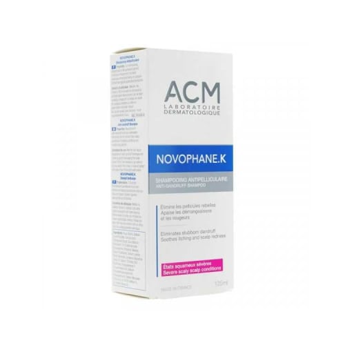 Novophane K Shampoing Antipelliculaire Squames Severes 125 ml Acm