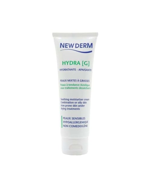 Hydra G Crème Hydratante Peaux Mixtes à Grasses 50 ml New Derm