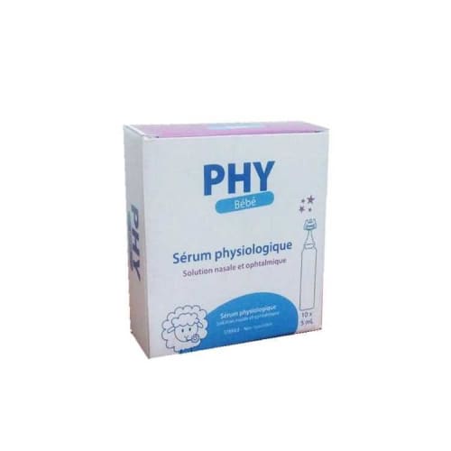 Sérum Physiologique 10*5 ml Phy Bebe