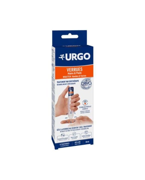 Verrues Mains et Pieds Traitement par Cryotherapie 38 ml Urgo