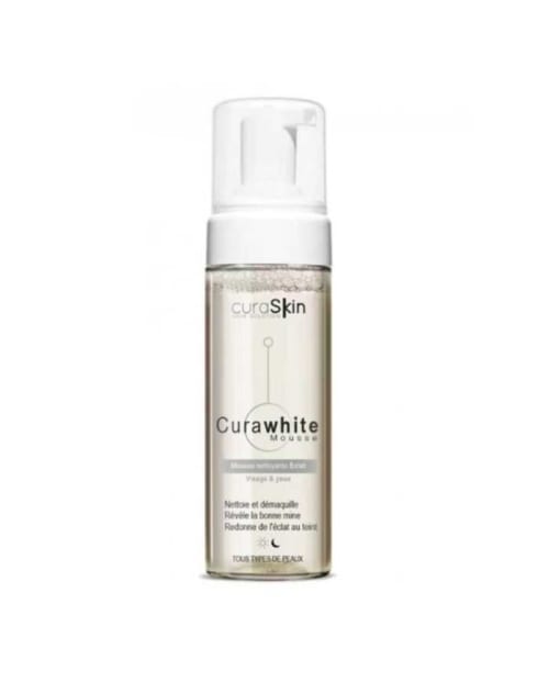 Curawhite Mousse Nettoyante Éclat 150 ml Curaskin