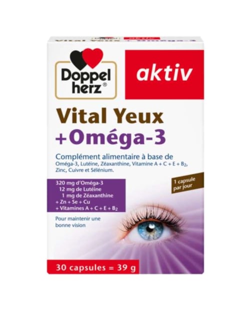 Aktiv Vital Yeux + OMEGA3 30 Capsules Doppelherz