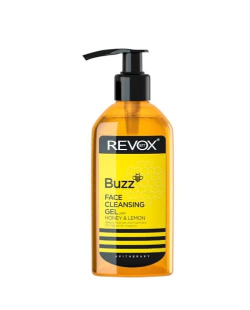 Buzz Gel Nettoyant Visage Miel et Citron 180 ml Revox B77