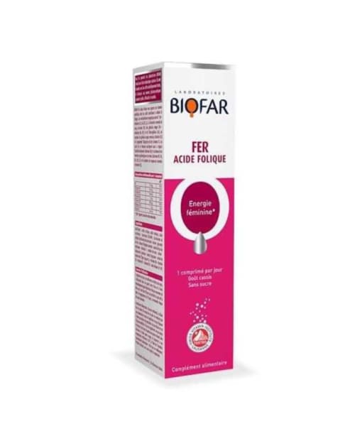 Fer Acide Folique 20 Capsules Biofar