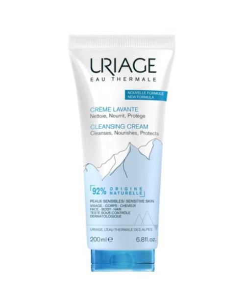 Crème Lavante 200 ml Surgras Moussant sans Savon Uriage