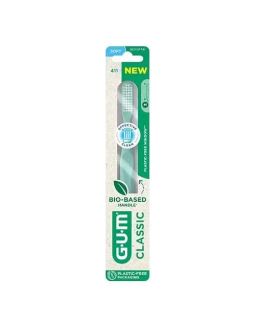Brosse à Dents Classique Souple Ref 411 GUM