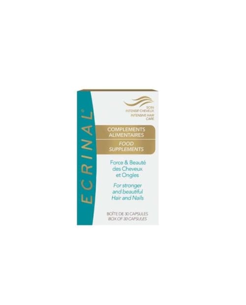 30 Capsules Cheveux 1 Mois de Traitement Ecrinal