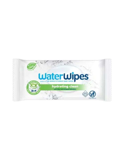 Lingettes Hydrating Clean Pack de 48 WaterWipes