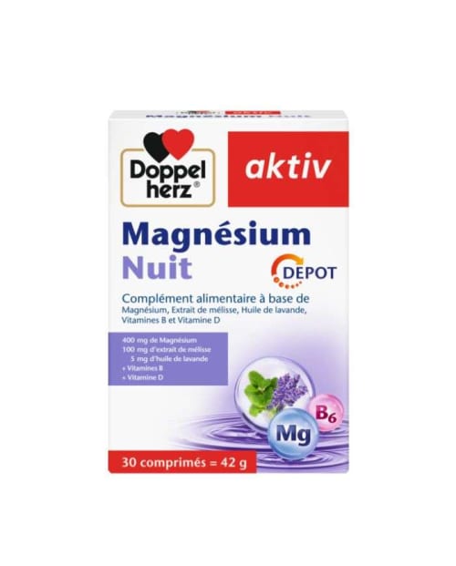 Aktiv Magnesium Nuit 30 Comprimés Doppelherz