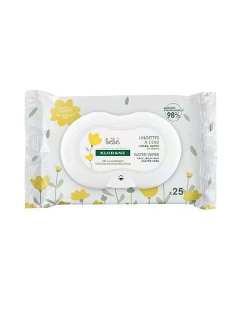 Bébé Lingettes Nettoyantes Douces Pack de 25 Klorane