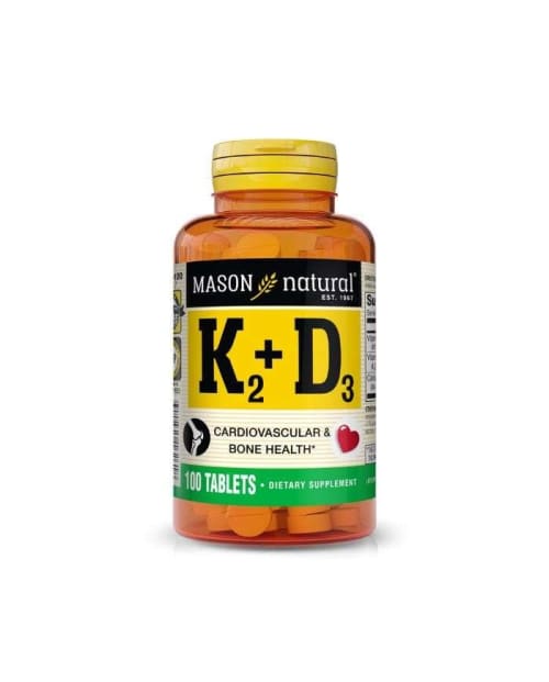 K2+D3 100 Tablets Mason Natural