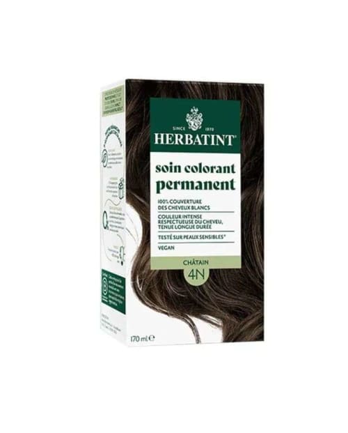 Soin Colorant Permanent 4N Chatain 170 ml Herbatint