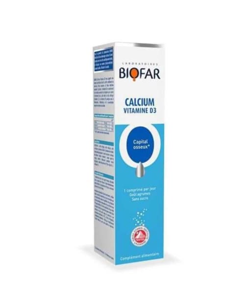 Calcium Vitamine D3 -20 Capsules Biofar