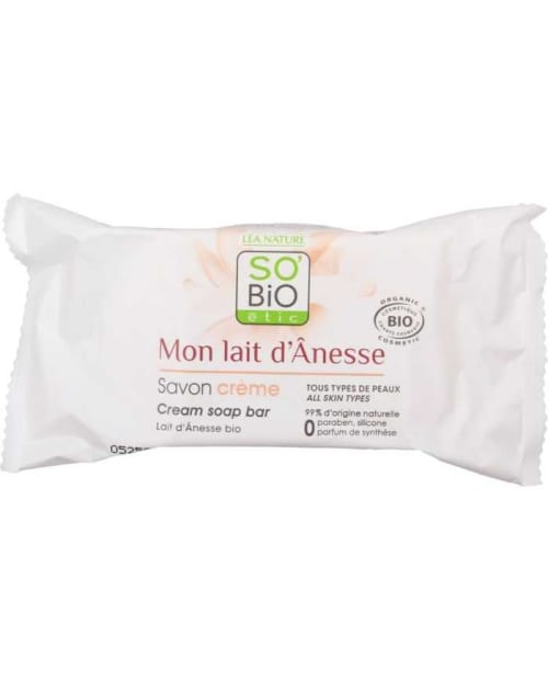 Savon Crème Bloc au Lait d Anesse 100 g So Bio