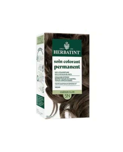 Soin Colorant Permanent 5N Chatain Clair 150 ml Herbatint