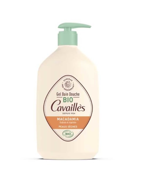 Gel Bain et Douche Huile de Macadamia Bio 1 Litre Rogé Cavaillès
