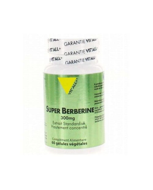 Vitall+ Super Berberine 300 mg 60 Gélules Vegetales Vit'All+