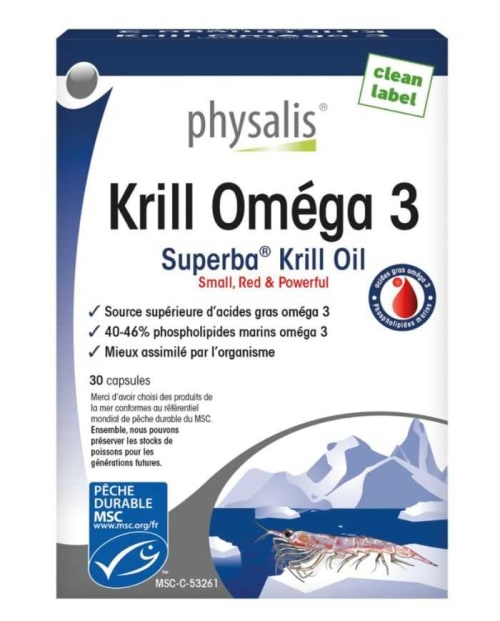 Krill Omega 3 30 Capsules Physalis