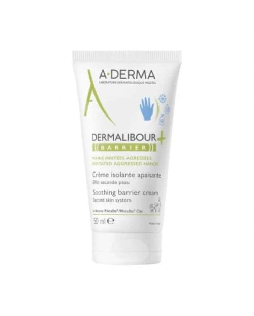 Aderma Dermalibour + Barrier Crème Isolante Mains Irritees 50 ml A-Derma