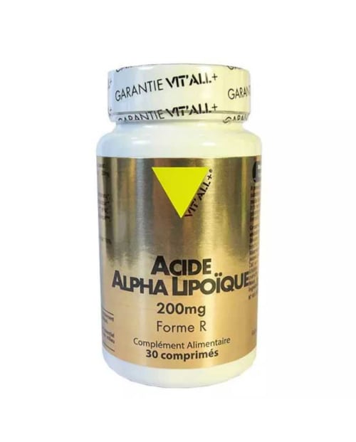 Vitall+ Acide Alpha Lipoique 200 mg 30 Comprimés Vit'All+