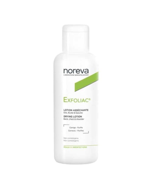 Exfoliac Lotion Assechante Dos Buste et Epaules 125 ml Noreva