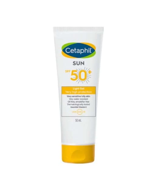 Sun Light Gel SPF 50+ Peaux Sensible et Grasse 50 ml Cetaphil