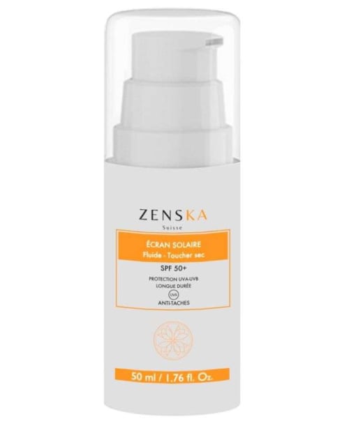 Écran Solaire Fluide Toucher Sec SPF 50+ Anti Taches 50 ml Zenska