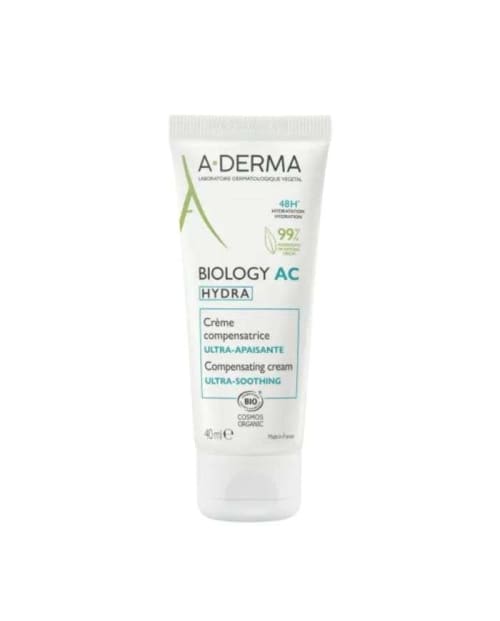 Aderma Biology AC Hydra Crème Compensatrice Ultra Apaisante 40 ml A-Derma