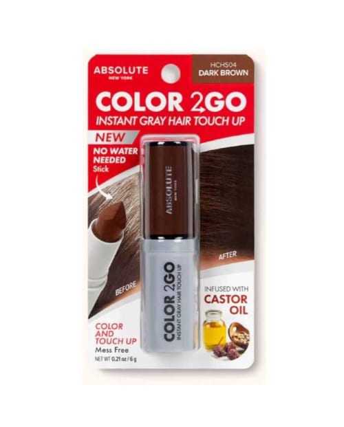 Couvre Racines Color 2 Go Dark Brown 6 g No Water Needed Absolute New York