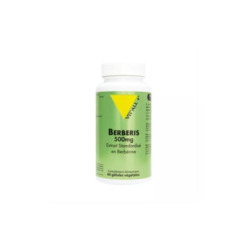 Berberis 500 mg Complement Alimentaire 60 Gélules Vit'All+