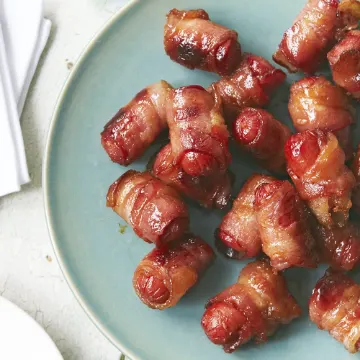 Bacon-Wrapped Hot Dog Bites