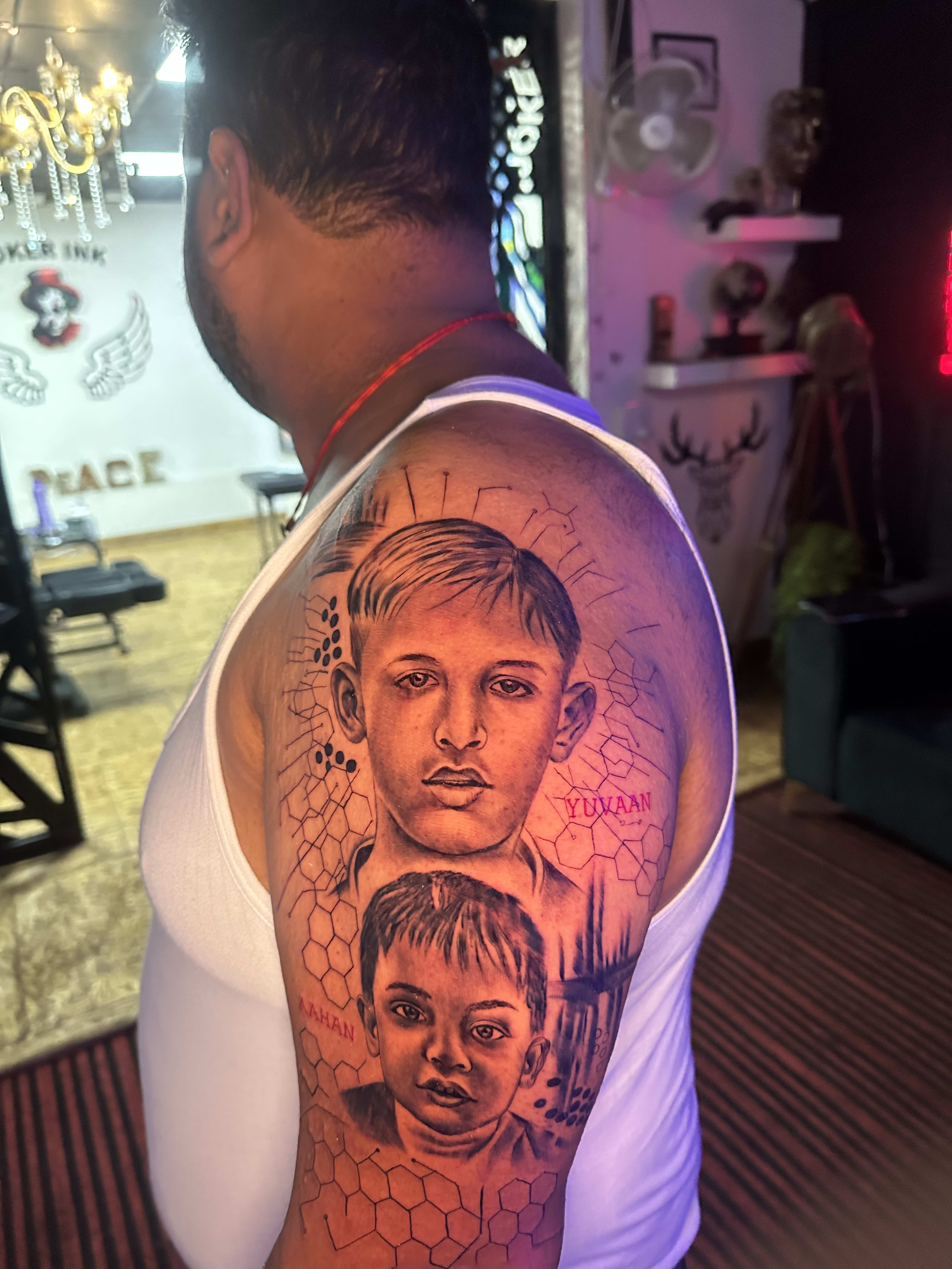 Portrait Tattoo design idea by Joker's Ink Tattoo