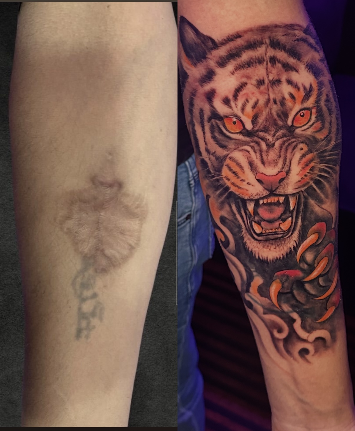Cover-Up Tattoo by Jokers Tattooz at hisar haryana Tattoo Studio