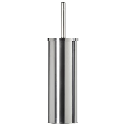 Ensemble porte balayette WC inox Rossignol photo du produit front L