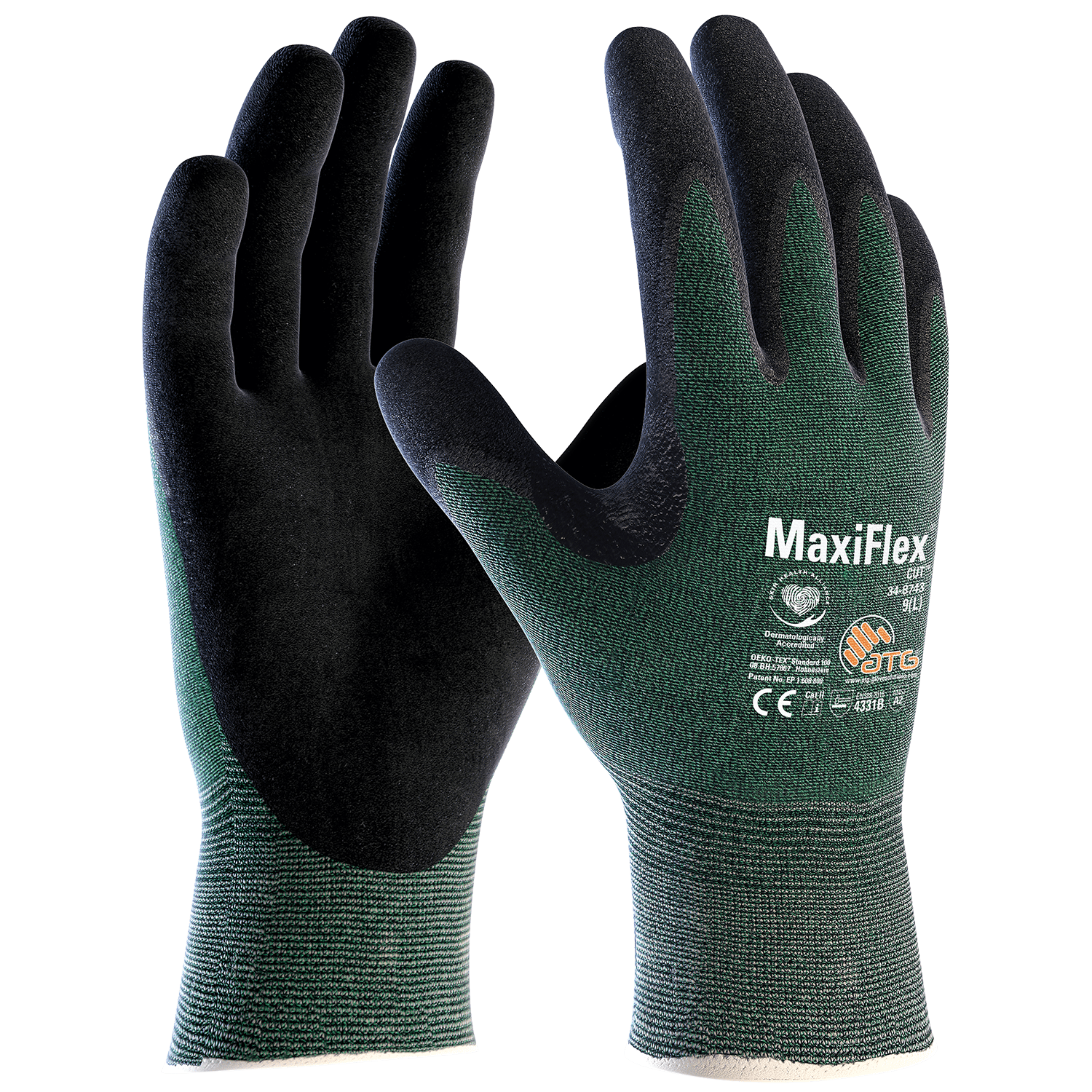 Gants de protection anticoupure ATG MaxiFlex® Cut 34-8743 enduction nitrile taille 9 photo du produit