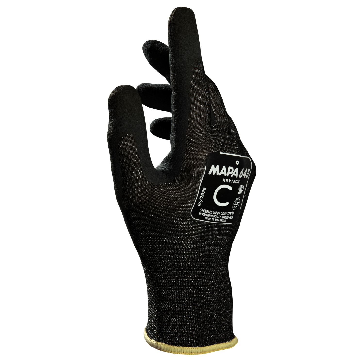 Gants de protection anticoupure Mapa Professional KryTech 643 enduction nitrile taille 9 photo du produit