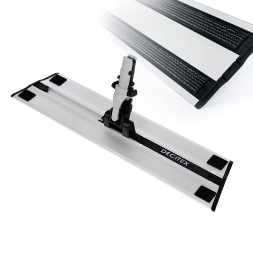 Sherlock 40cm: Support trapèze à bande scratch et rotule coulissante pour bandeaux microfibre Decitex photo du produit front L