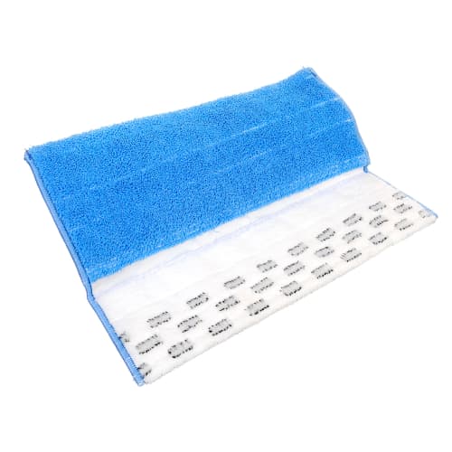 Bandeau de lavage microfibre Ultimate Decitex bleu/blanc 30 x 42 cm photo du produit front L