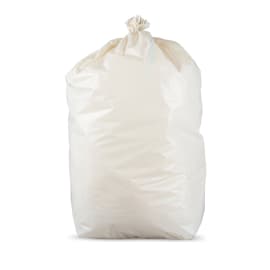 Sacs poubelle 110L blanc 30µ lien classique PAREDES photo du produit