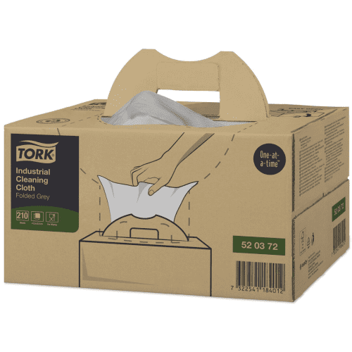 Essuyage non tissé gris 35,5 x 41,5 cm TORK photo du produit front L