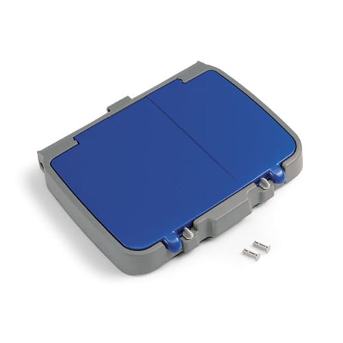 Couvercle pour support sac 120L Filmop PLP bleu avec compartiment photo du produit front L