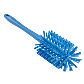 Brosse cylindrique fibres dures alimentaire PLP Ø9cm bleu Vikan photo du produit