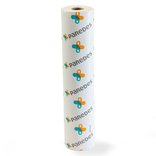Drap d'examen rouleau Paredes ouate blanche 36g/m² 2 plis 150 formats 50 x 38 cm Ecolabel photo du produit front L