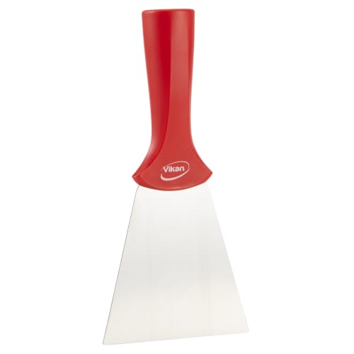 Grattoir à pas de vis alimentaire inox PLP 10cm rouge Vikan photo du produit front L
