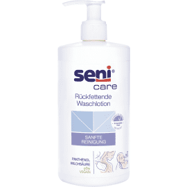 Lotion lavante et hydratante Seni Care flacon pompe de 500ml