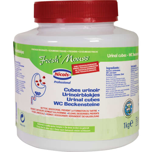 Cubes urinoirs Nicols boite de 1kg photo du produit front L